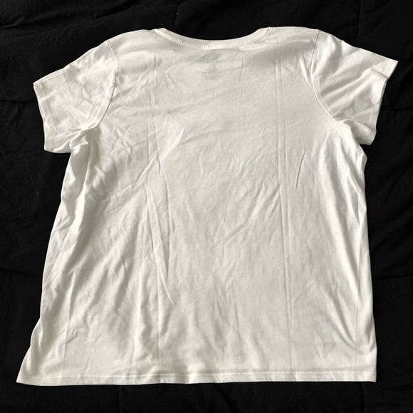 ELF Womens T-Shirt Size XXL Elf Smiling is my Favortite Christmas Holiday Shirt - Picture 2 of 4